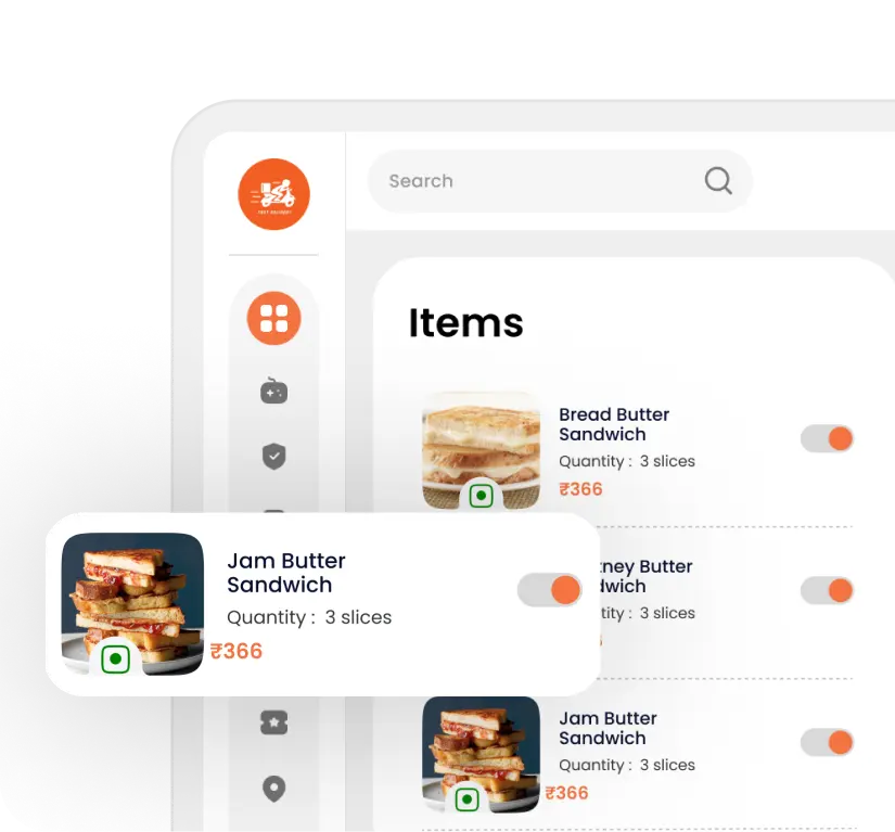 Back-office management dashboard