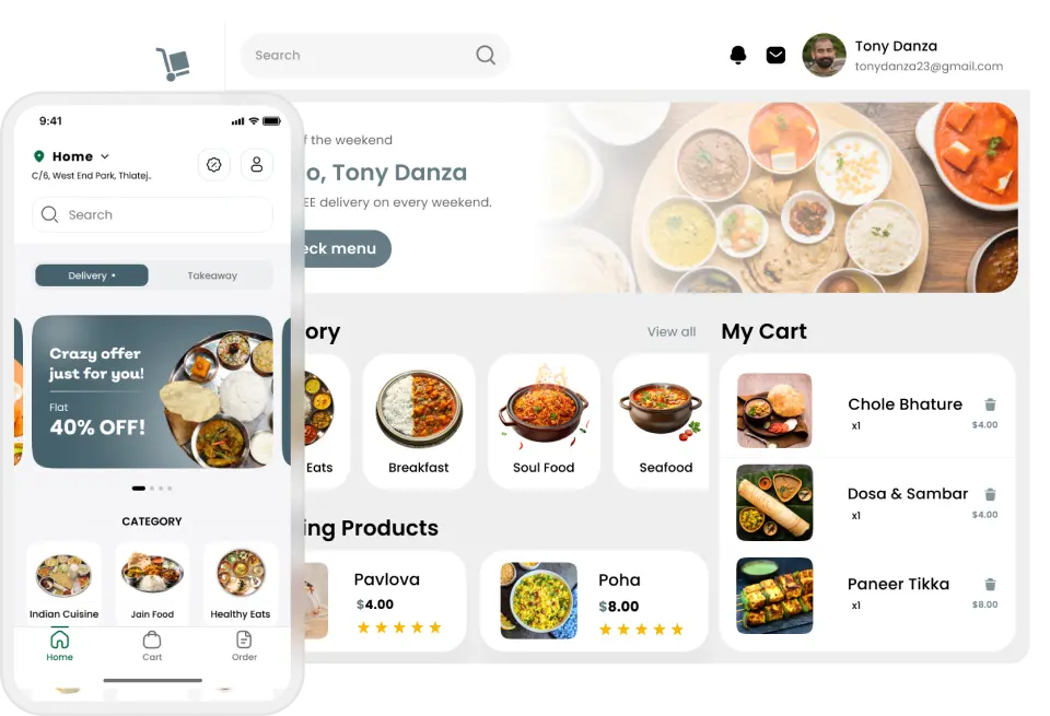 White-label cloud kitchen customer ordering app — per-brand experience by Deonde