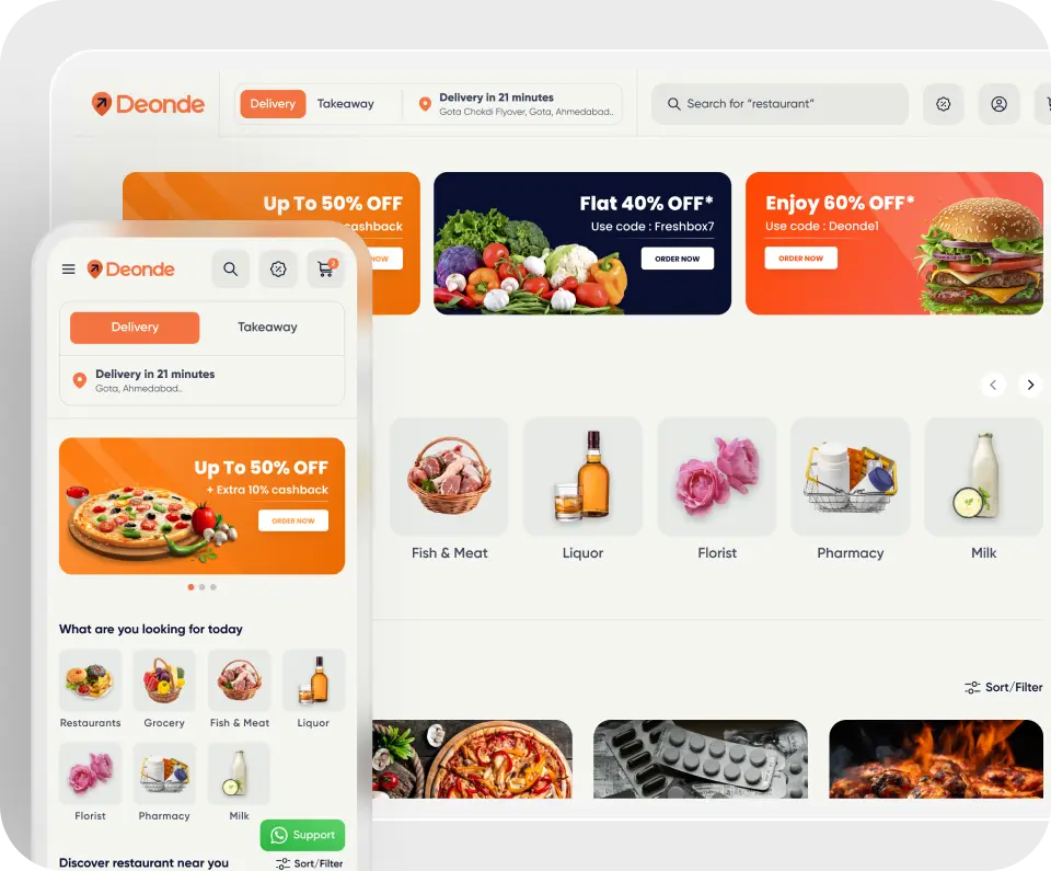 Deonde business intelligence dashboard showing customer segmentation and demand forecasting
