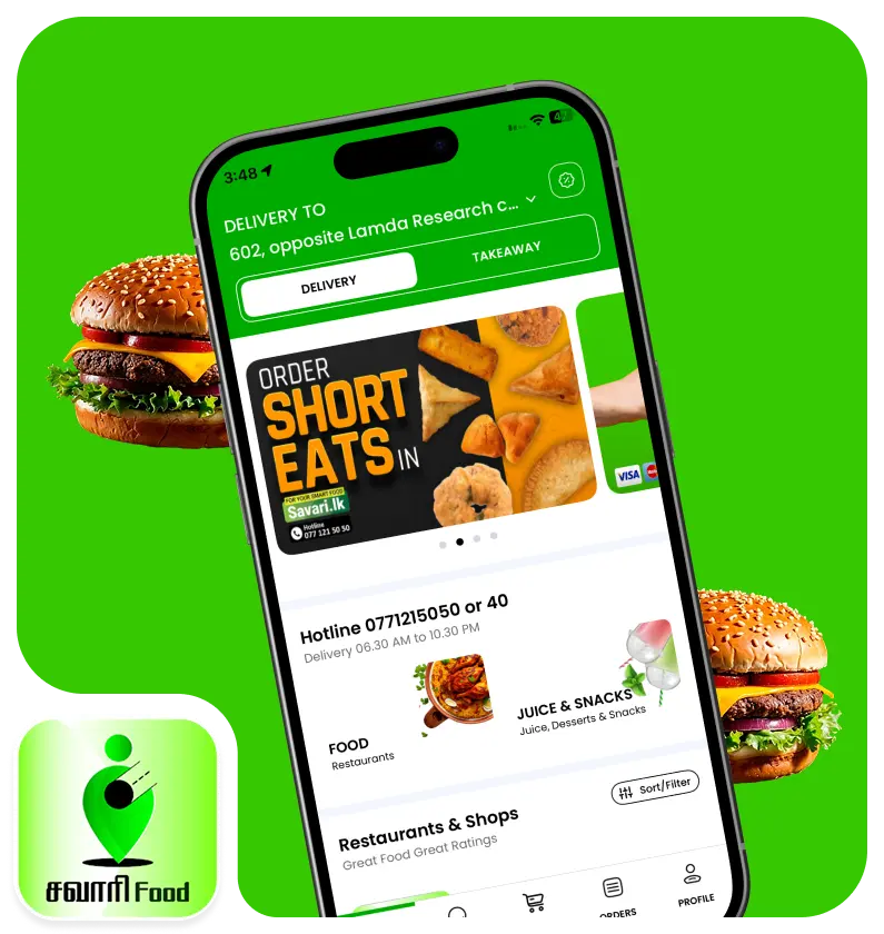 Savari Food — Sri Lanka's #1 delivery platform built with Deonde