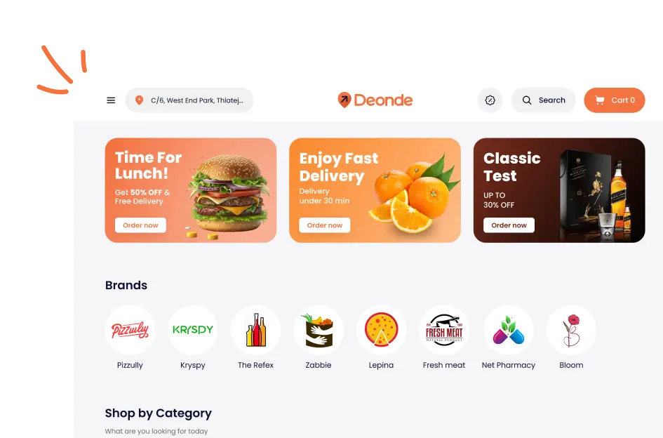 Multi-restaurant online ordering management system — unified order queue and vendor portals