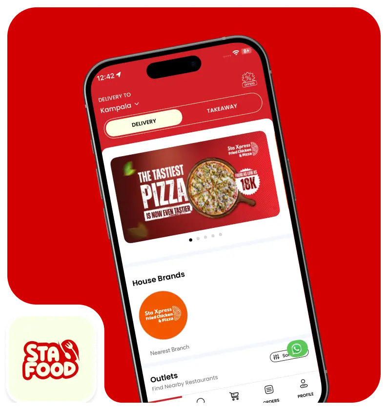 Sta Xpress — Uganda's go-to fried chicken and pizza delivery app built with Deonde