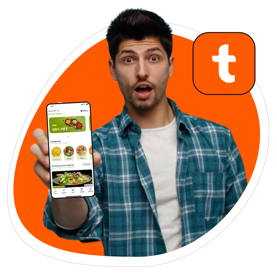 Talabat clone app — white-label food delivery marketplace by Deonde